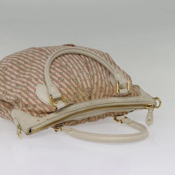 LOUIS VUITTON Mini Lin Croisette Marina PM Bag Pink White M95495 LV Auth 94959 - Picture 8 of 16